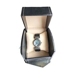 Bijoux Terner Cuff Quartz Watch - Stainless Steel / New Battery